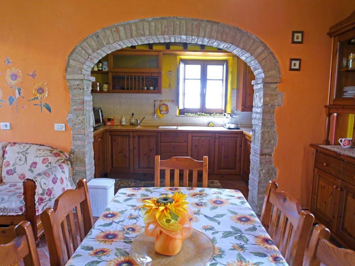 Casa Country House Girasole Vakantie Huis-Wakacje Huis Asciano Ngoại thất bức ảnh